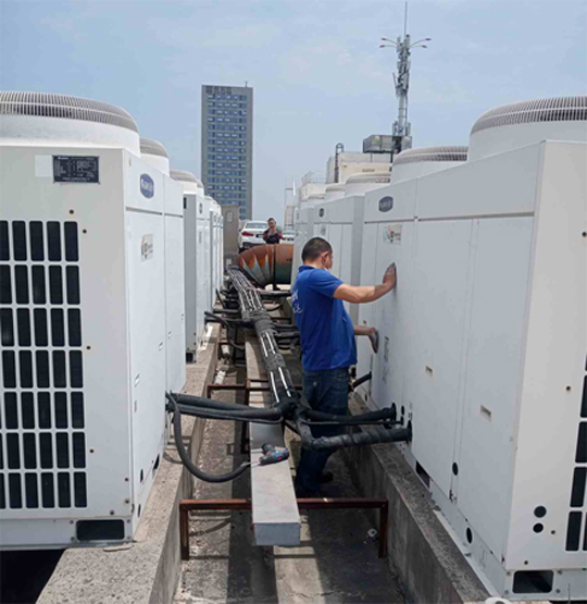 丰镇中央空调制热和不制冷系统维修方法